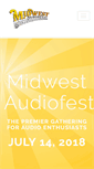 Mobile Screenshot of midwestaudiofest.com